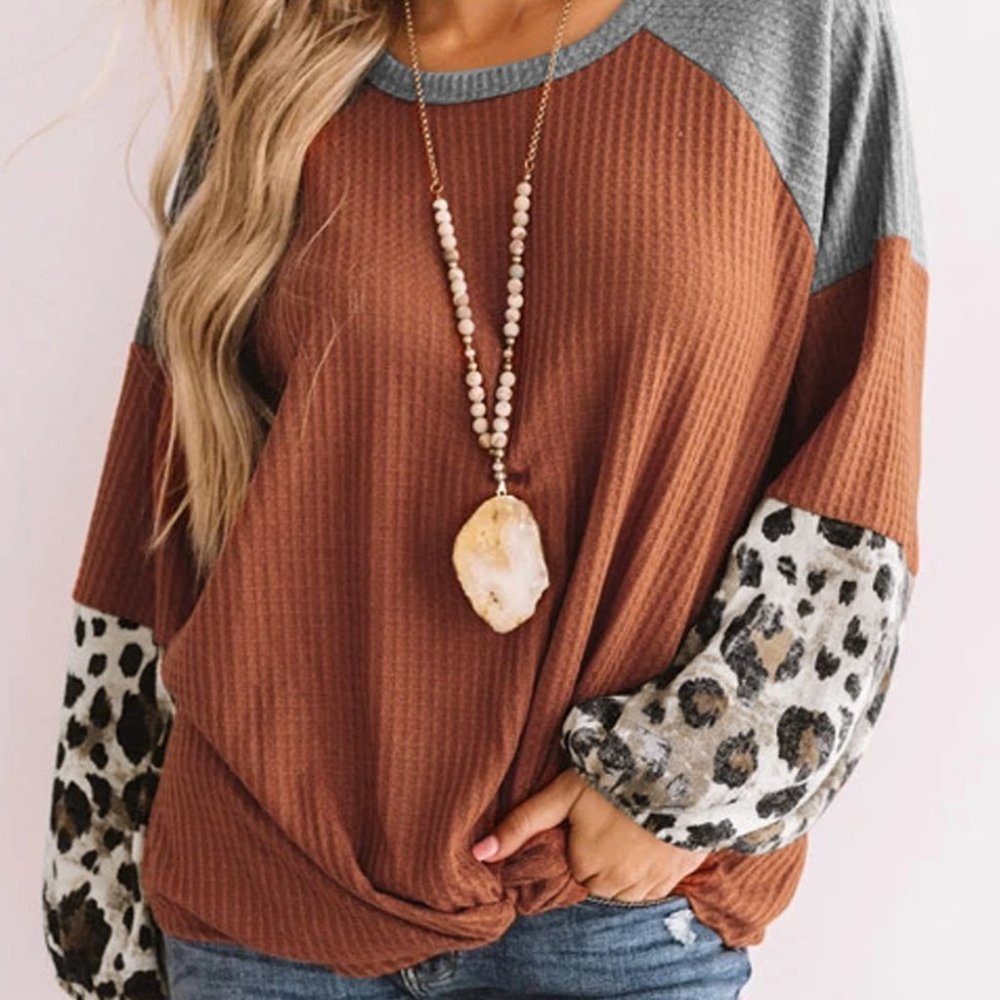 Waffle Knit Sweater